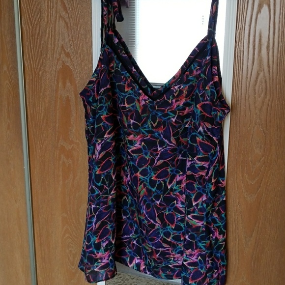 CITY CHIC Multicolored Floral Tank, Size XS - Picture 1 of 3